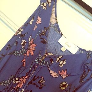 Blue Floral Evereve camisole